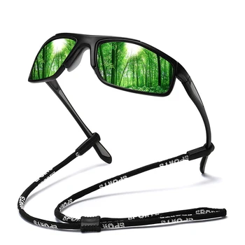 Nova Chegada dos Homens de Moda de Óculos de sol Logotipo Personalizado ao ar livre UV400 TAC Polarizada TR90 Quadro de Óculos de Sol