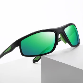 Nova Chegada dos Homens de Moda de Óculos de sol Logotipo Personalizado ao ar livre UV400 TAC Polarizada TR90 Quadro de Óculos de Sol 3