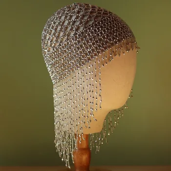 Novo Bordão De Cristal Chapéu De Luxo, Acessórios De Cabelo Para As Mulheres Jóia Frisada Mantilha Cor De Prata De Casamento Chapéus 2022 2