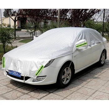 Personalizável! Universal de Alumínio à prova de água Perfeita para-Sol do Carro Cobrir Metade Capas de Proteção para o Salão, Hatchback, SUV