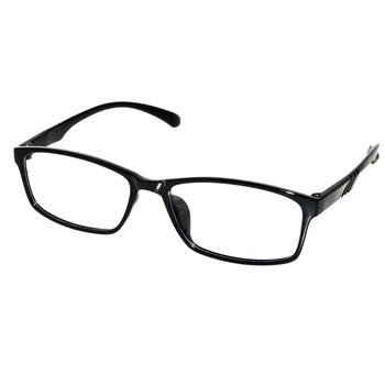 Retro Óculos de Leitura Retangular, Moldura em Preto Óptico de Óculos para Homens Mulheres Ultraleve+1 +1.5 +2 +2.5+3 +3.5 +4