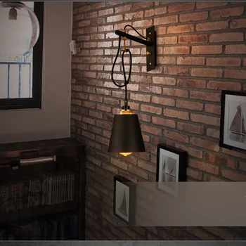 Vintage Ferro Lâmpadas de Parede LED Industrial Arandelas de Quarto a Luz de Cabeceira, Restaurante, Bar-Café Loft Decoração do Corredor de Luzes de Parede