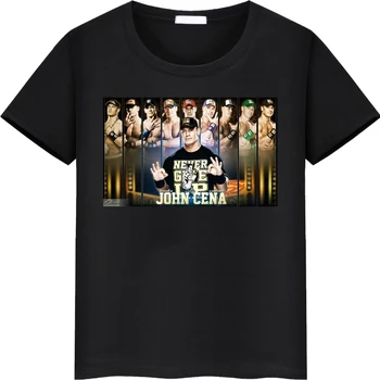 Você Pode Me Ver John Cena Nunca desistir de T-Shirt Pro Wrestling, O Campeão está Aqui, o Verão do Algodão de Manga Curta t-shirt