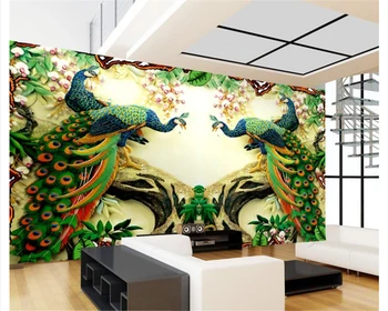 beibehang 3d borda de papel de parede de floresta em Phoenix PLANO de fundo do quarto sala decoração de parede pintura e papel de parede