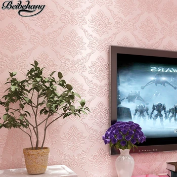 beibehang estilo Europeu de Damasco 3D estereoscópico ambiental não-tecidos de papel de parede quente quartos, sala de TV de parede papel de parede