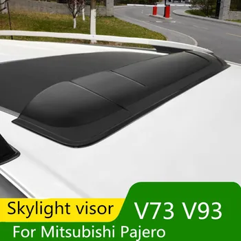 carro modificado tecto de abrir a viseira de sol do Pajero chuva sobrancelha tecto de abrir engrenagem acessórios fora de estrada Para Mitsubishi Pajero V73 V93