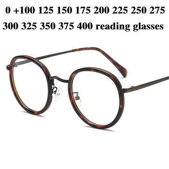 cubojue tartaruga óculos de leitura macho mulheres 0 +1.0 1.25 1.5 1.75 2.0 2.25 2.5 2.75 3.0 3.25 3.5 rodada vintage, óculos de armação