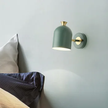 parede de cristal candeeiro de iluminação nórdicos decoração de casa, de cama de parede, lâmpada de madeira do diodo emissor de corredor lâmpada de parede do quarto de cabeceira corredor lâmpada de parede
